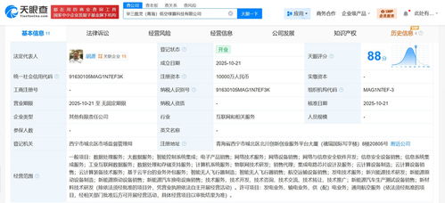 中國五礦集團等聯(lián)合在青海成立低空綠算科技公司，注冊資本1億元，聚焦數(shù)據(jù)處理服務(wù)