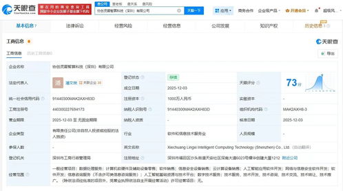 協(xié)創(chuàng)數(shù)據(jù)深圳成立靈犀智算公司，深化布局?jǐn)?shù)據(jù)處理服務(wù)新藍海